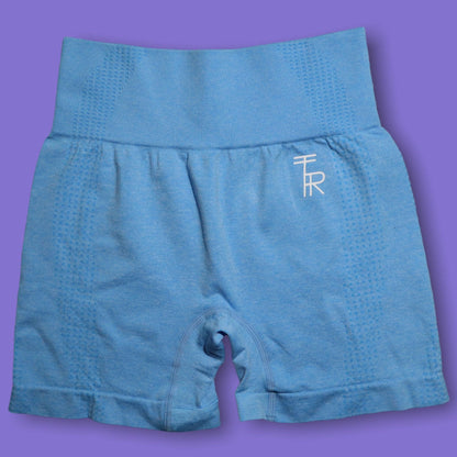 Nebula Blue Seamless Shorts - The Realm